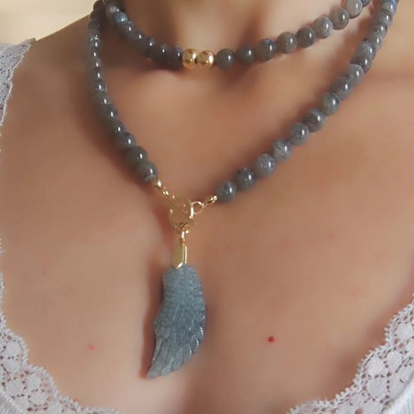 Collier en Labradorite