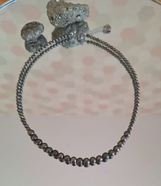 Collier en Pyrite