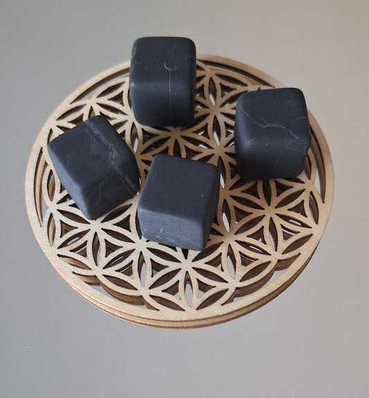 Lot de 4 cubes de Shungite